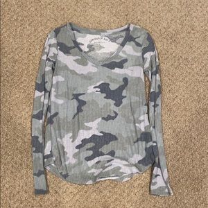 Aeropostale long sleeve camo shirt